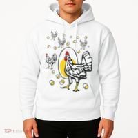 Roseanne Chicken Funny Roseanne Rooster And Egg Hoodie thumb 2