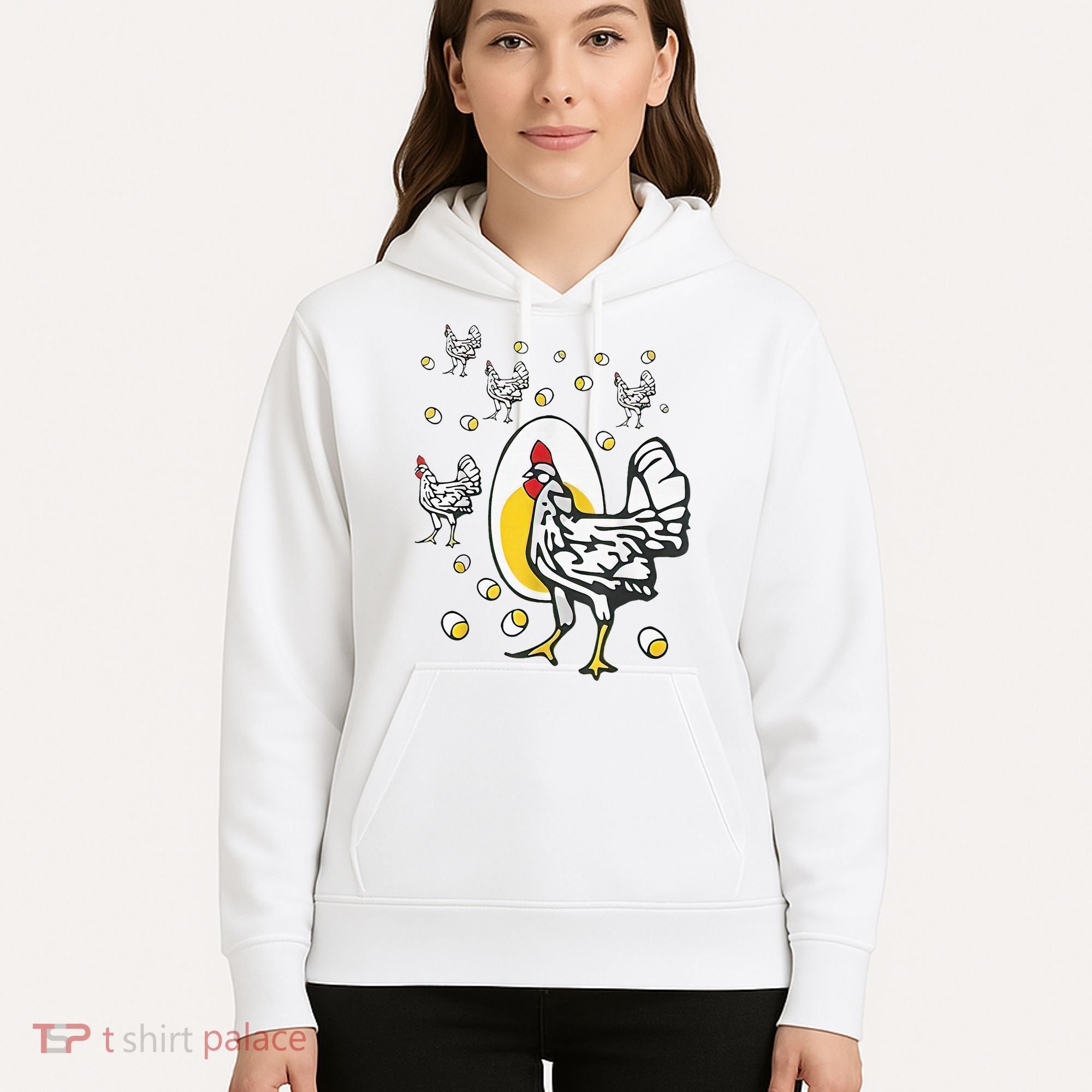 Roseanne Chicken Funny Roseanne Rooster And Egg Hoodie