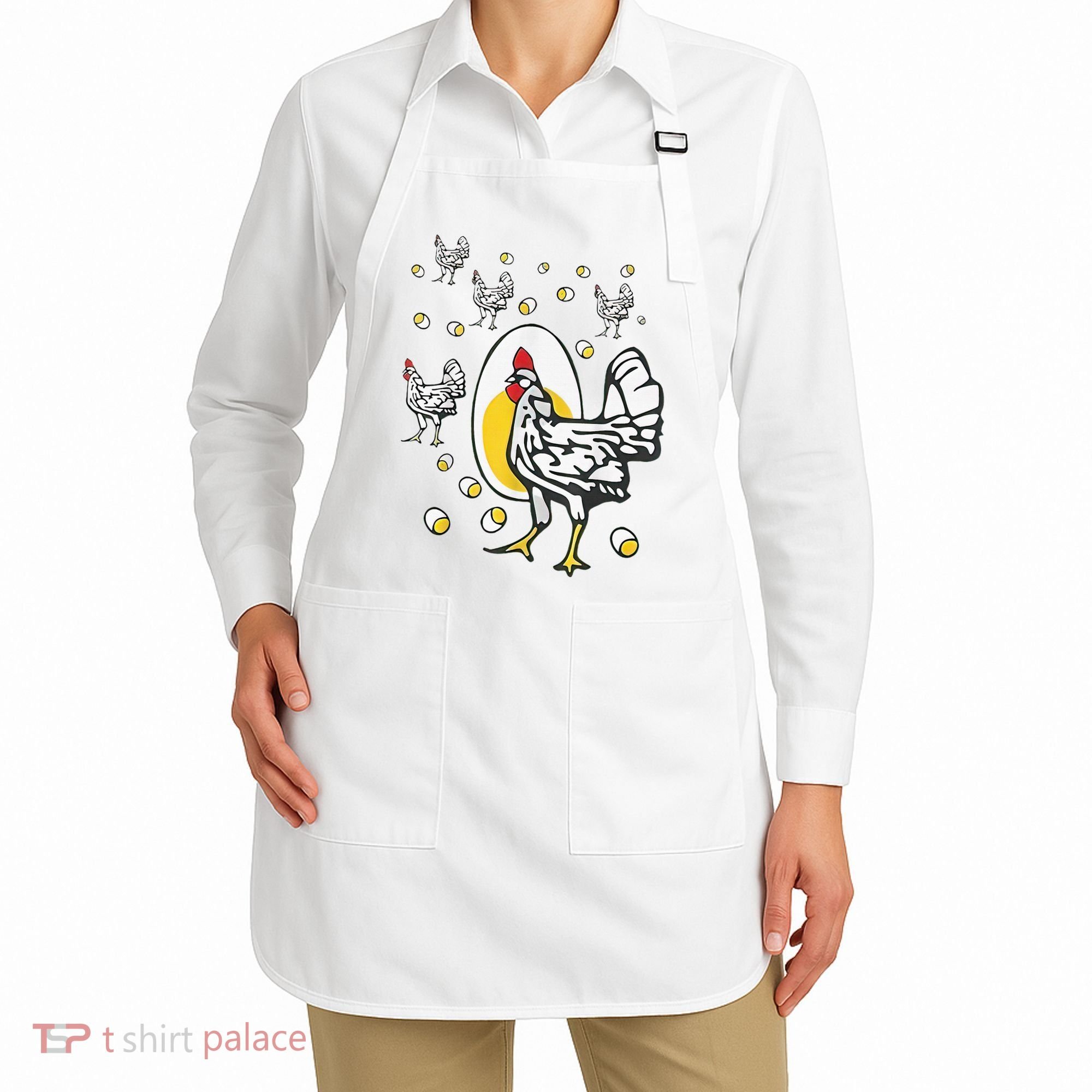 Roseanne Chicken Funny Roseanne Rooster And Egg Apron