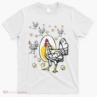 Roseanne Chicken Funny Roseanne Rooster And Egg T-Shirt thumb 0