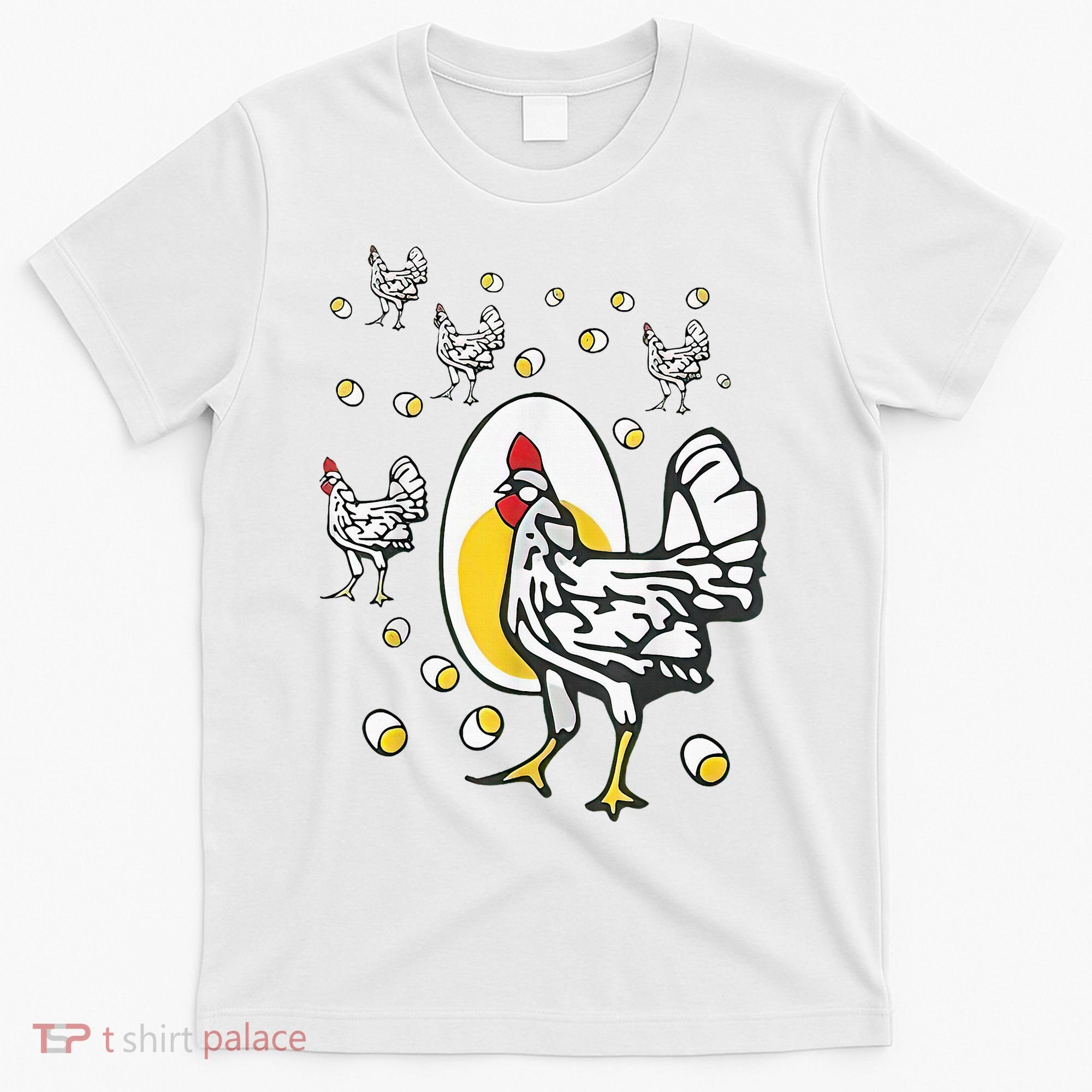 Roseanne Chicken Funny Roseanne Rooster And Egg T-Shirt