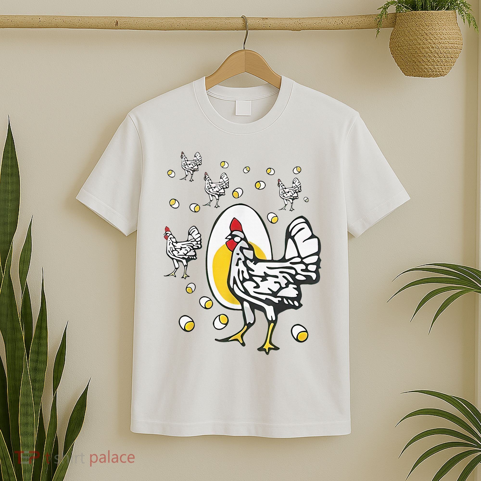 Roseanne Chicken Funny Roseanne Rooster And Egg T-Shirt