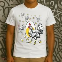 Roseanne Chicken Funny Roseanne Rooster And Egg T-Shirt thumb 3