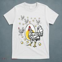 Roseanne Chicken Funny Roseanne Rooster And Egg T-Shirt thumb 5