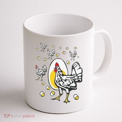 Roseanne Chicken Funny Roseanne Rooster And Egg Coffee Mug back