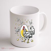 Roseanne Chicken Funny Roseanne Rooster And Egg Coffee Mug thumb 1