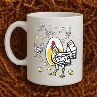Roseanne Chicken Funny Roseanne Rooster And Egg Coffee Mug thumb 2