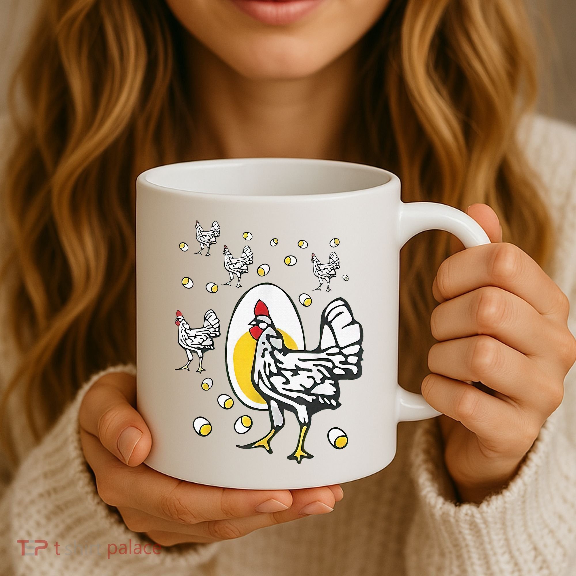 Roseanne Chicken Funny Roseanne Rooster And Egg Coffee Mug