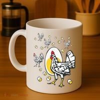 Roseanne Chicken Funny Roseanne Rooster And Egg Coffee Mug thumb 4