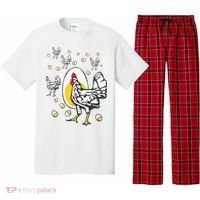 Roseanne Chicken Funny Roseanne Rooster And Egg Pajama Set thumb 0
