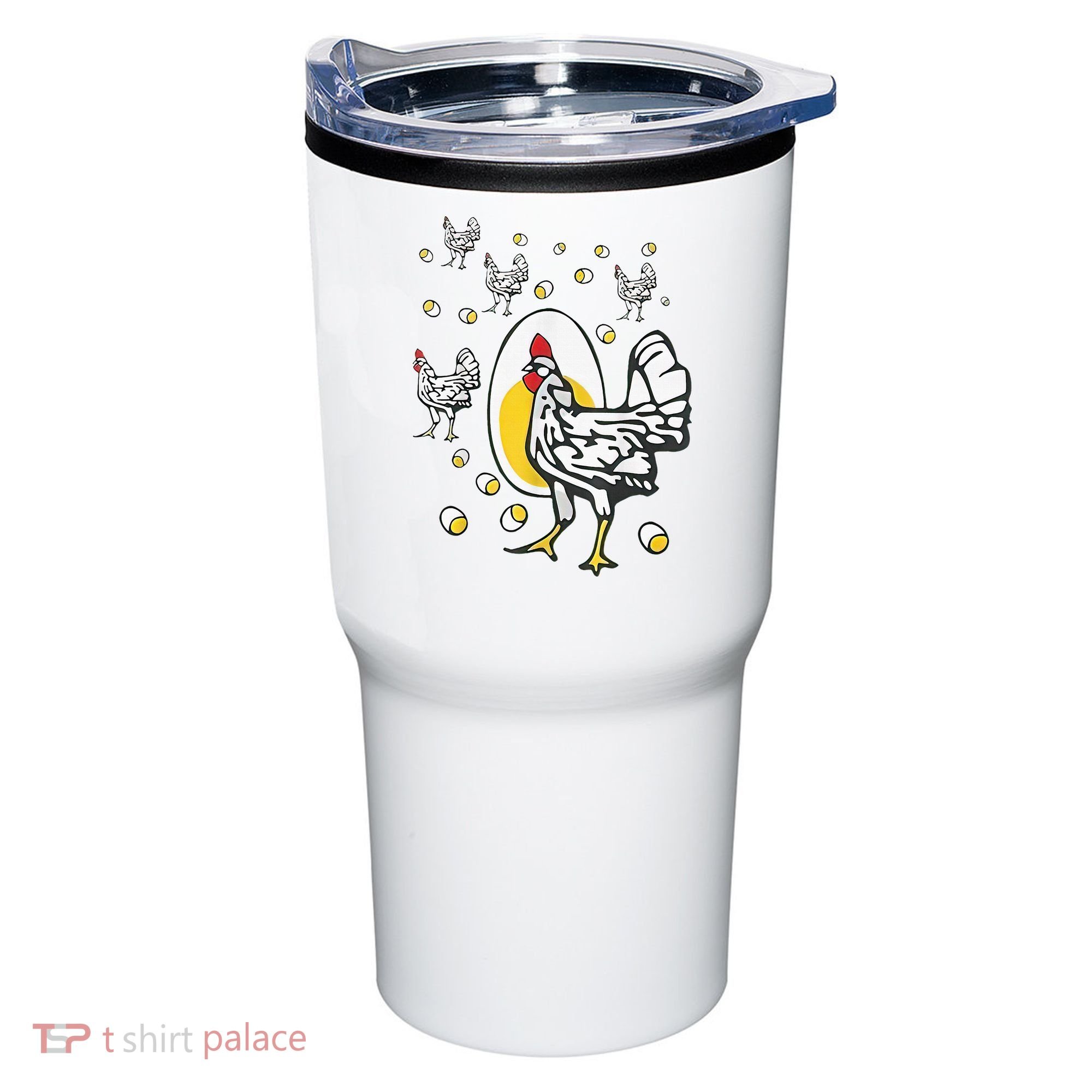 Roseanne Chicken Funny Roseanne Rooster And Egg Tumbler