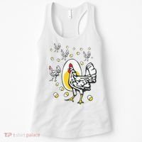 Roseanne Chicken Funny Roseanne Rooster And Egg Women's Tank Top thumb 0