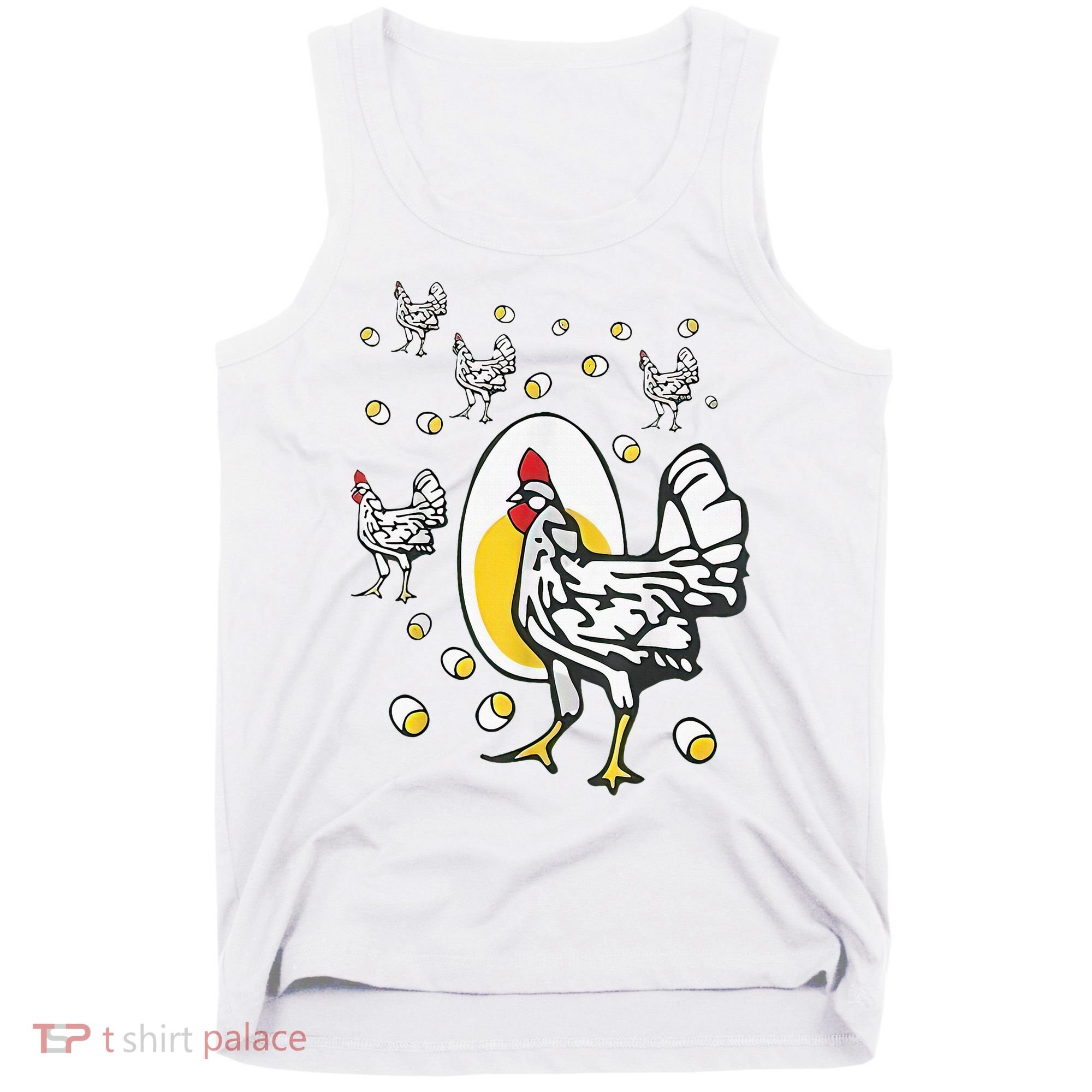 Roseanne Chicken Funny Roseanne Rooster And Egg Tank Top