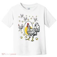 Roseanne Chicken Funny Roseanne Rooster And Egg Toddler T-Shirt thumb 0