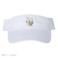 Roseanne Chicken Funny Roseanne Rooster And Egg Visor thumb 0