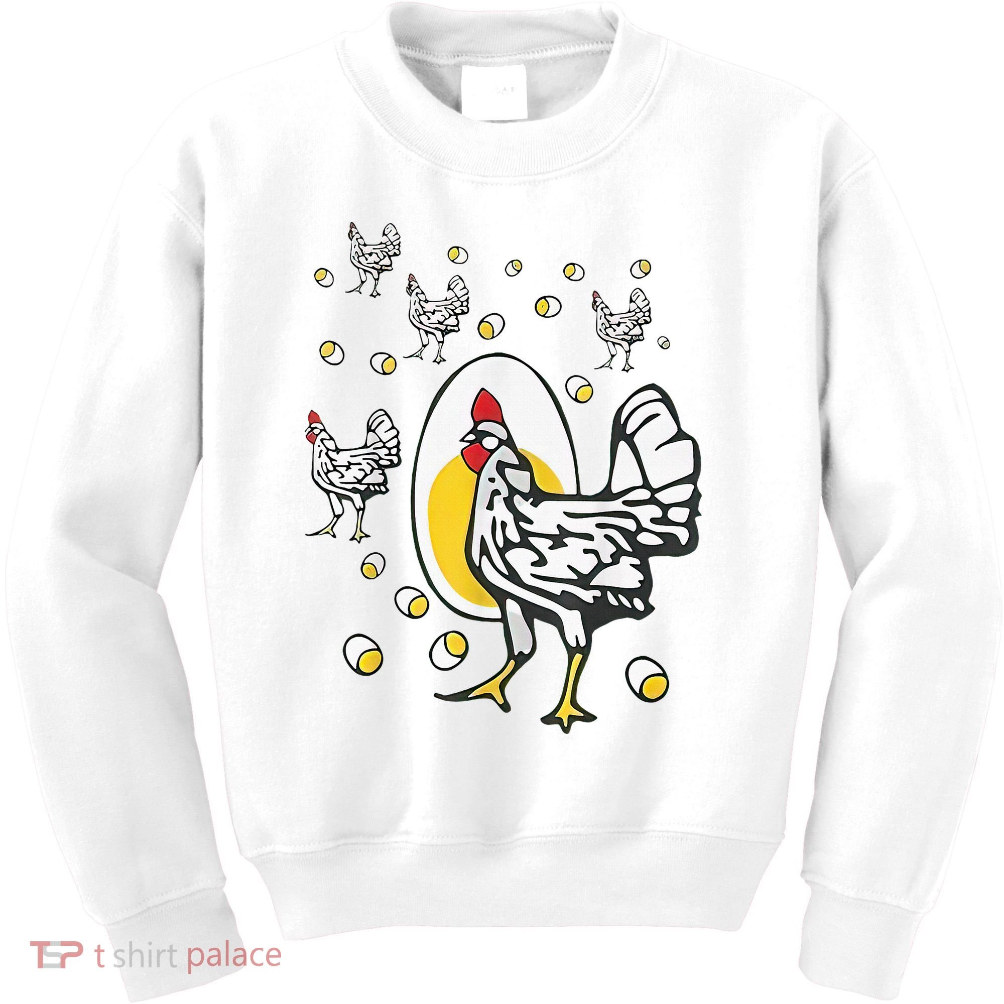 Roseanne Chicken Funny Roseanne Rooster And Egg Kids Sweatshirt