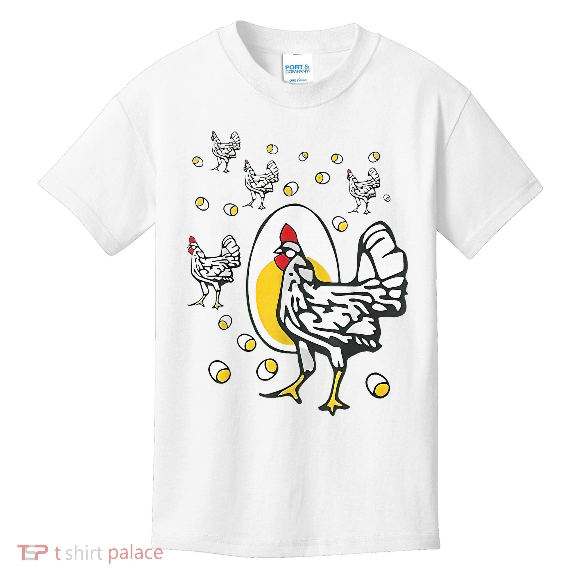 Roseanne Chicken Funny Roseanne Rooster And Egg Kids T-Shirt