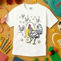 Roseanne Chicken Funny Roseanne Rooster And Egg Kids T-Shirt thumb 3