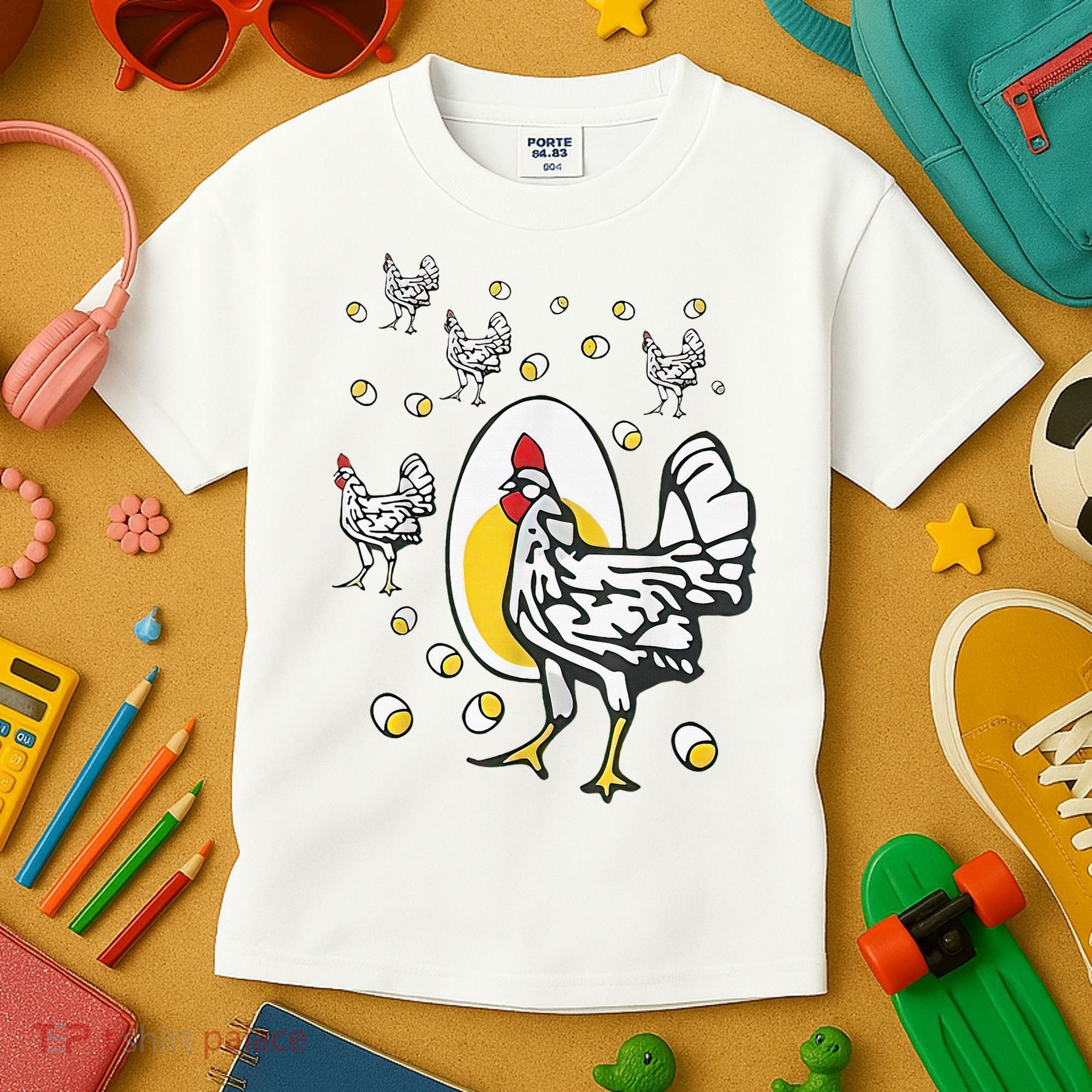 Roseanne Chicken Funny Roseanne Rooster And Egg Kids T-Shirt