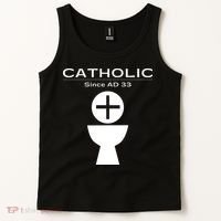 Roman Catholic Gift Since AD 33 Tank Top thumb 2