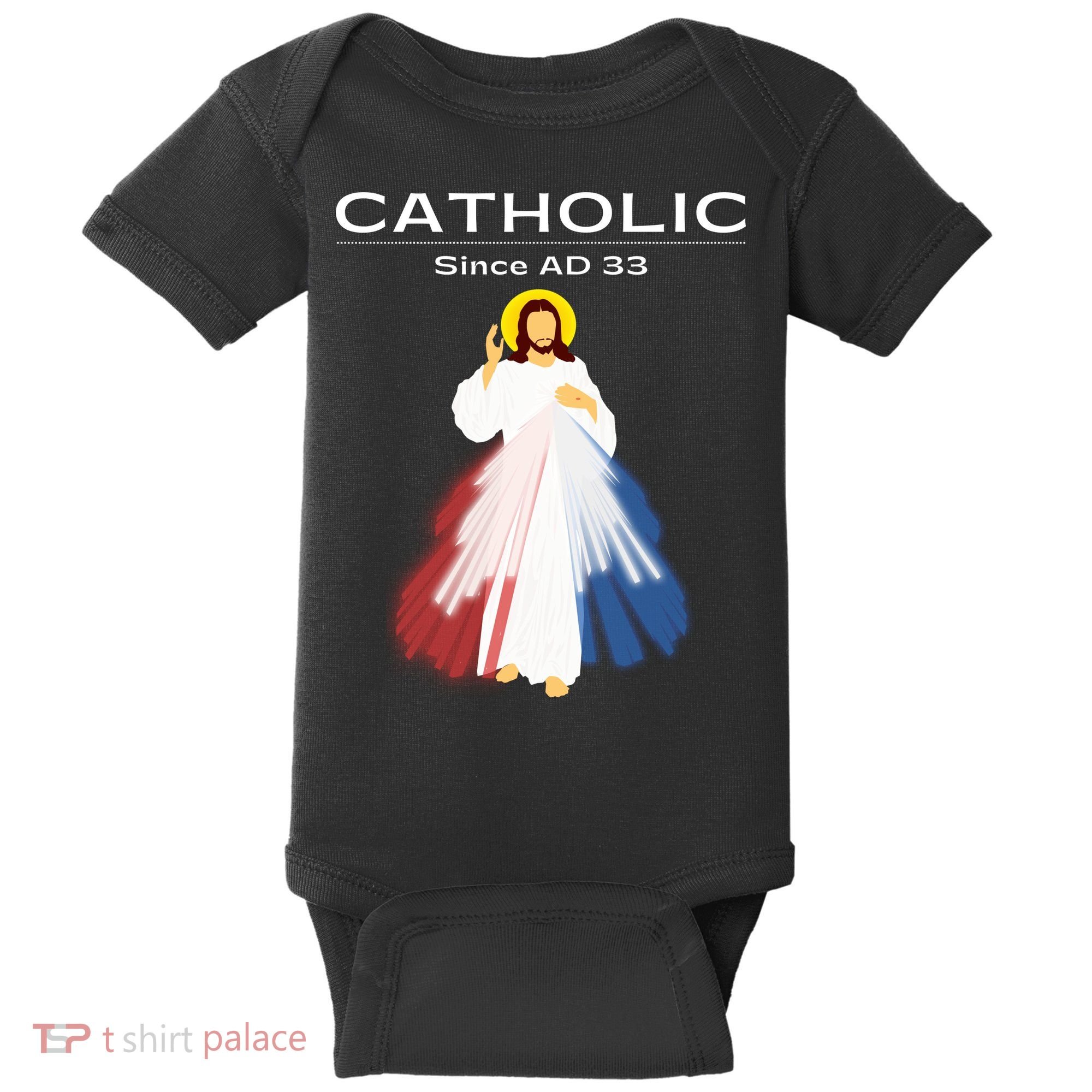 Roman Catholic Gift Since AD 33 Baby Bodysuit