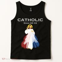 Roman Catholic Gift Since AD 33 Tank Top thumb 2