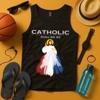 Roman Catholic Gift Since AD 33 Tank Top thumb 4