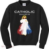 Roman Catholic Gift Since AD 33 Kids Sweatshirt thumb 0
