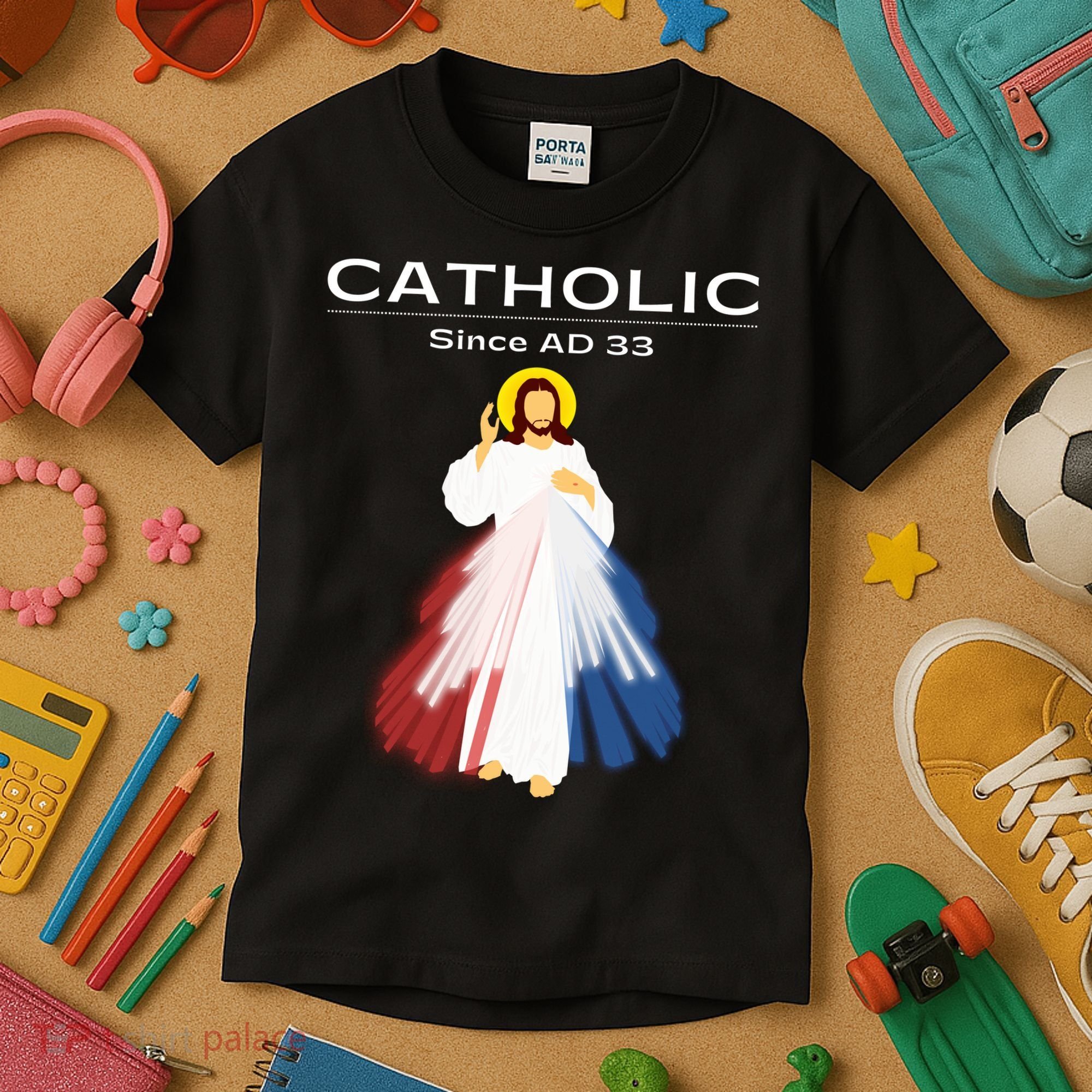 Roman Catholic Gift Since AD 33 Kids T-Shirt
