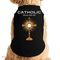 Roman Catholic Gift Since AD 33 Doggie Tank thumb 0
