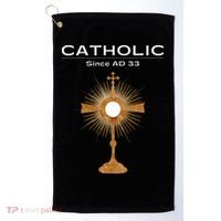 Roman Catholic Gift Since AD 33 Golf Towel thumb 0