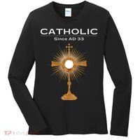 Roman Catholic Gift Since AD 33 Women's Long Sleeve Shirt thumb 0