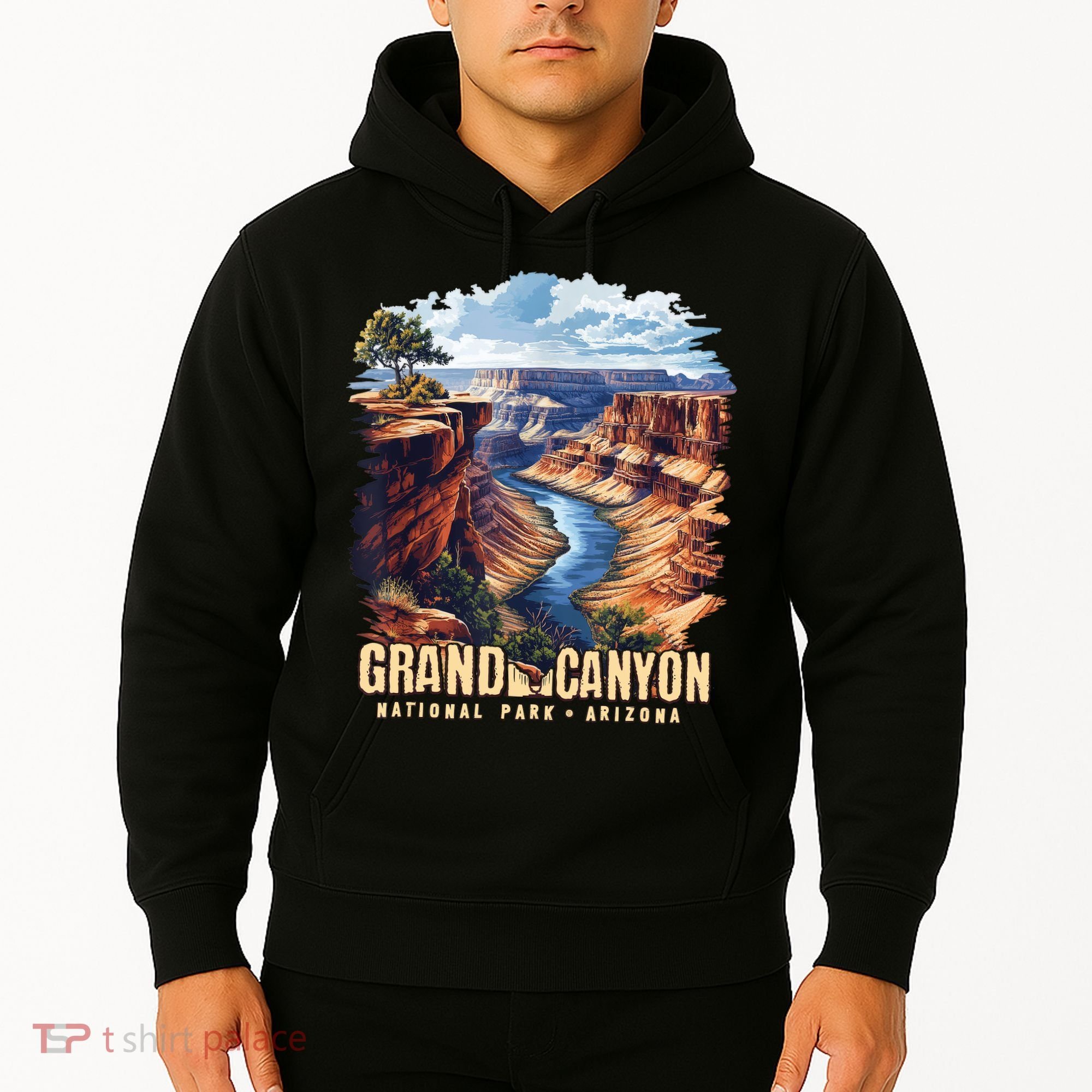 Retro Classic Grand Canyon National Park  Hoodie