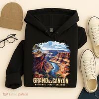 Retro Classic Grand Canyon National Park  Hoodie thumb 4
