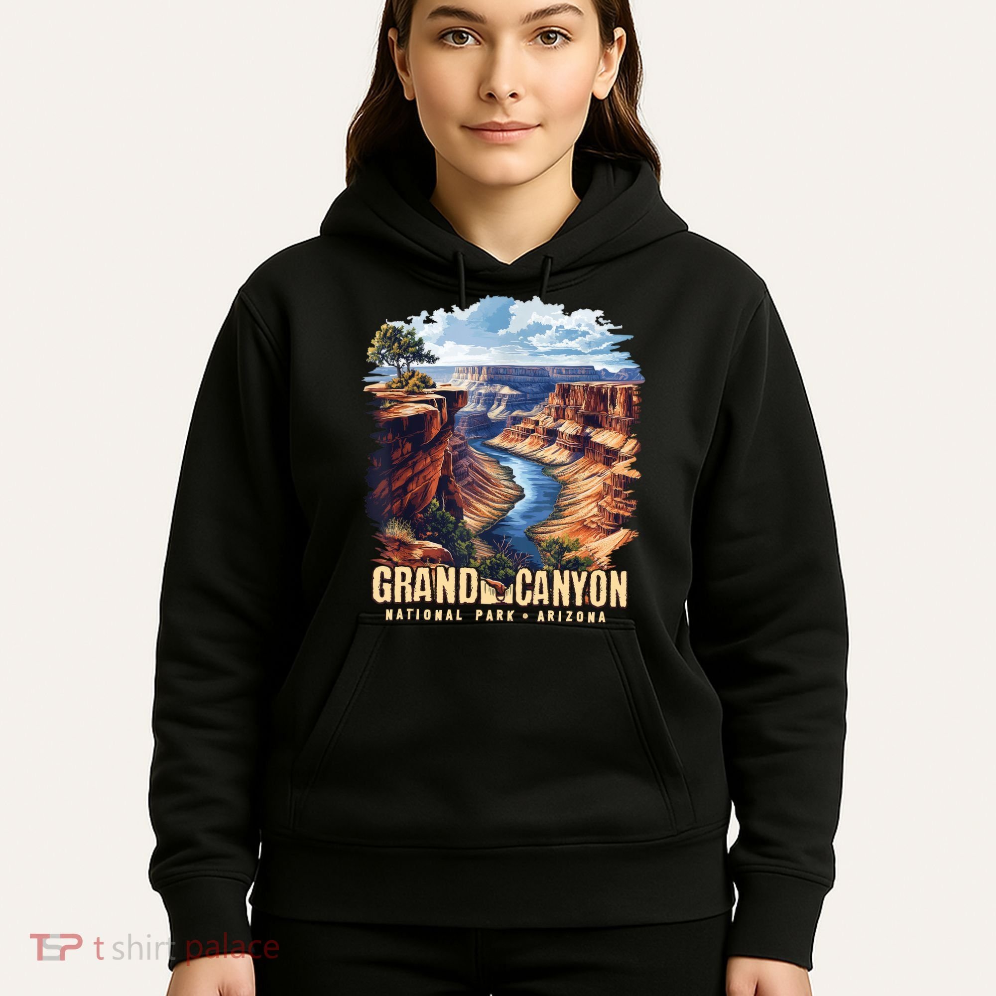 Retro Classic Grand Canyon National Park  Hoodie