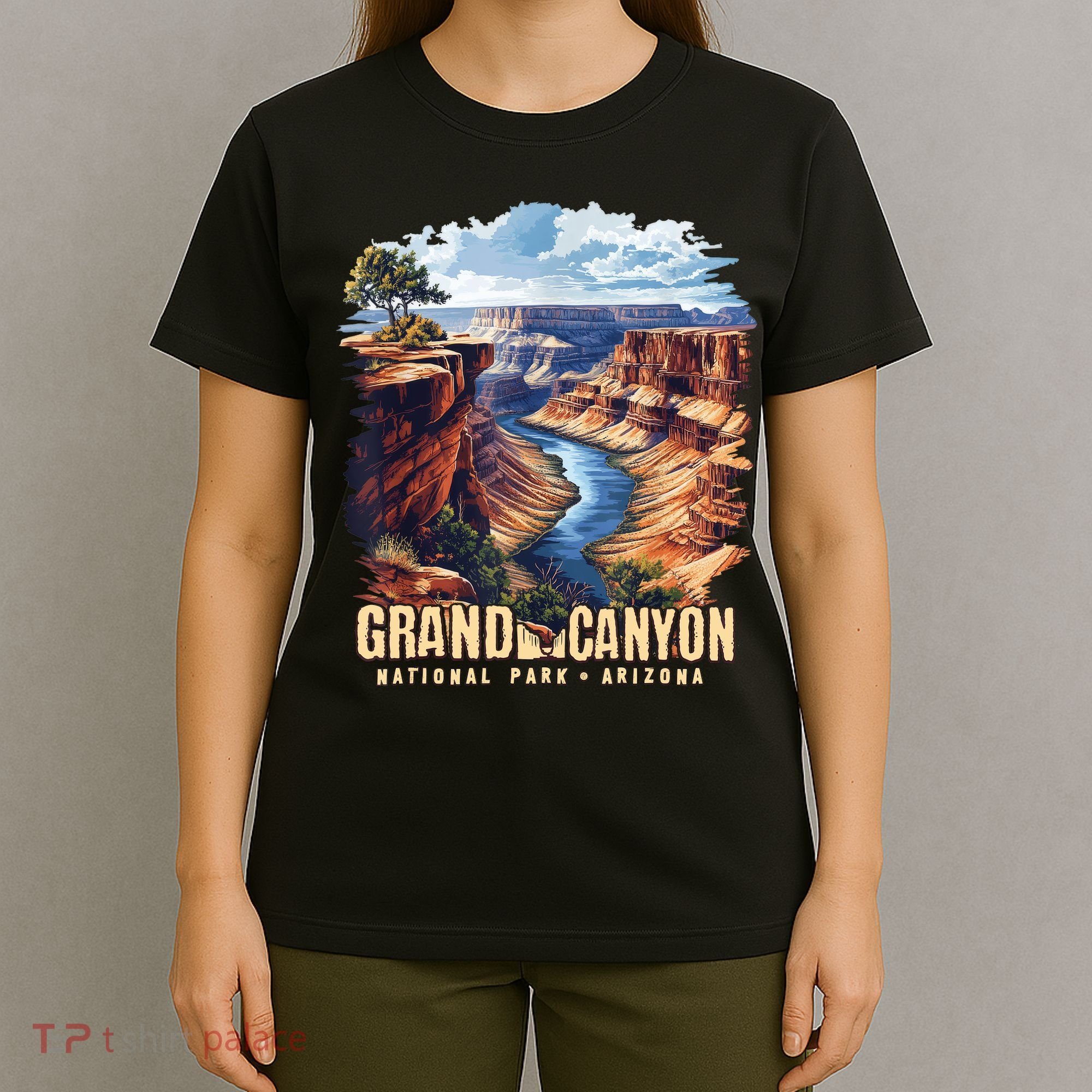 Retro Classic Grand Canyon National Park  T-Shirt
