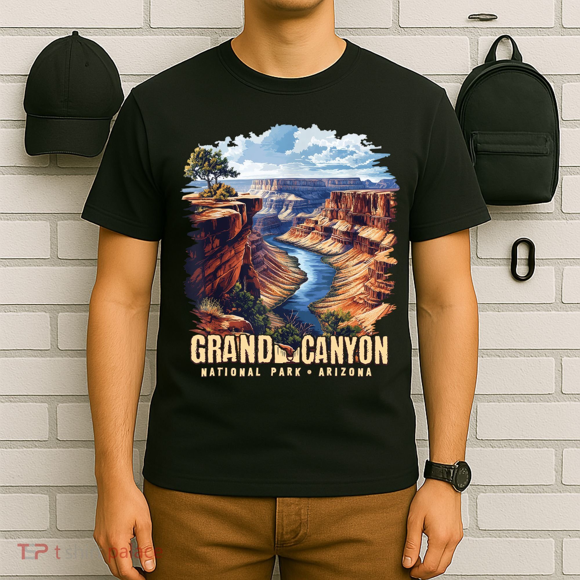 Retro Classic Grand Canyon National Park  T-Shirt