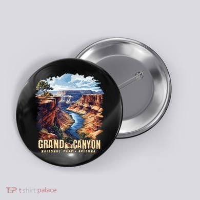 Retro Classic Grand Canyon National Park  Button