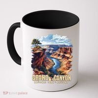 Retro Classic Grand Canyon National Park  Coffee Mug thumb 0