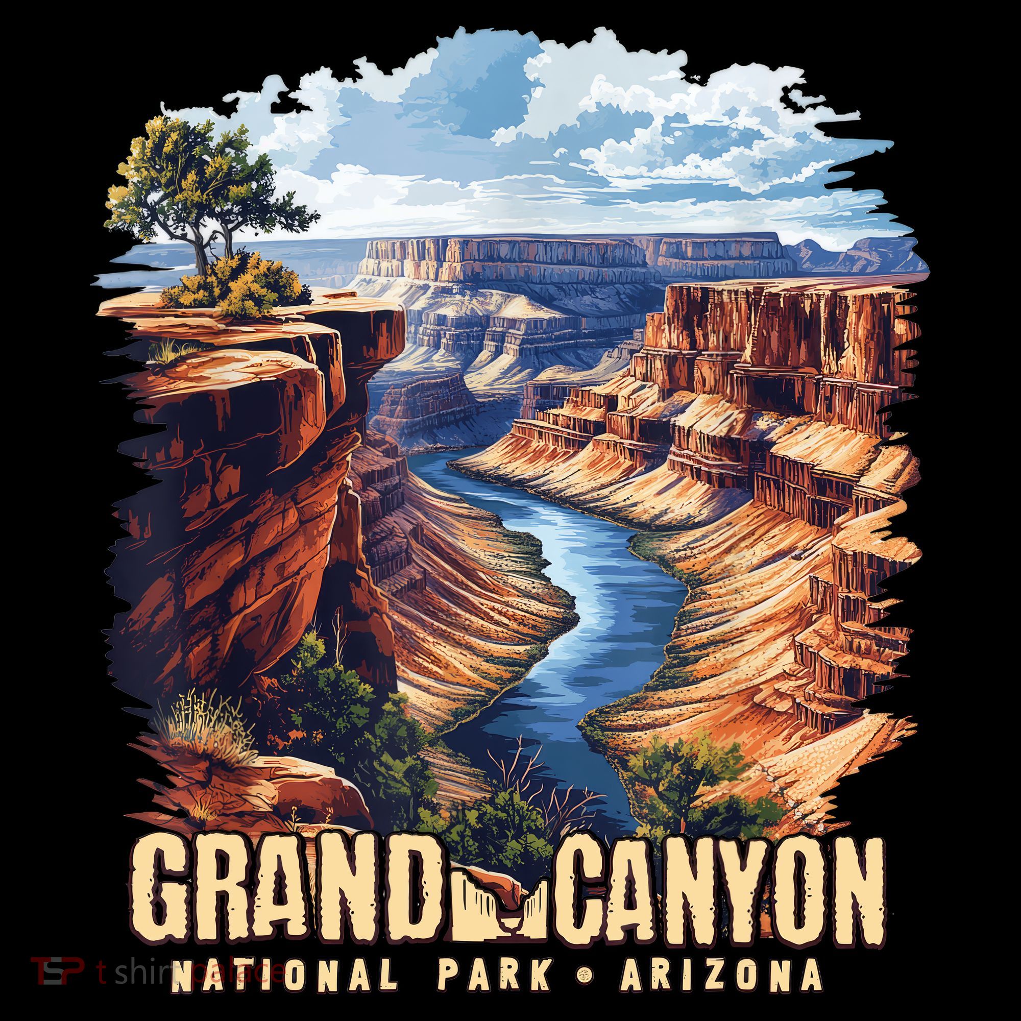 Retro Classic Grand Canyon National Park  Coffee Mug