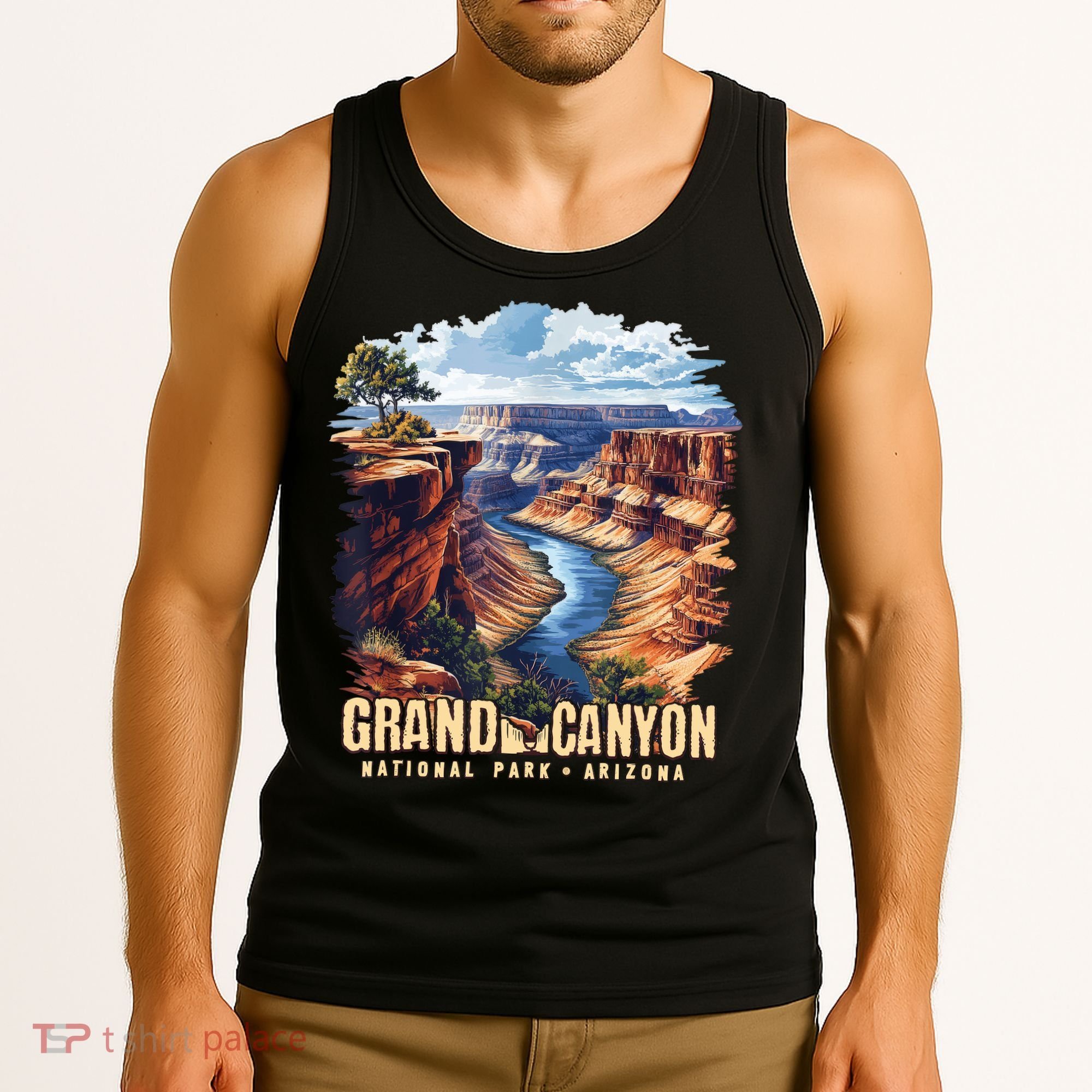 Retro Classic Grand Canyon National Park  Tank Top