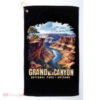 Retro Classic Grand Canyon National Park  Golf Towel thumb 0