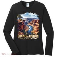 Retro Classic Grand Canyon National Park  Women's Long Sleeve Shirt thumb 0