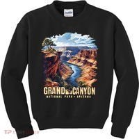 Retro Classic Grand Canyon National Park  Kids Sweatshirt thumb 0