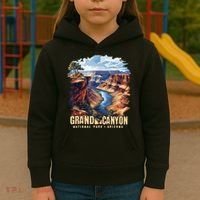 Retro Classic Grand Canyon National Park  Kids Hoodie thumb 3