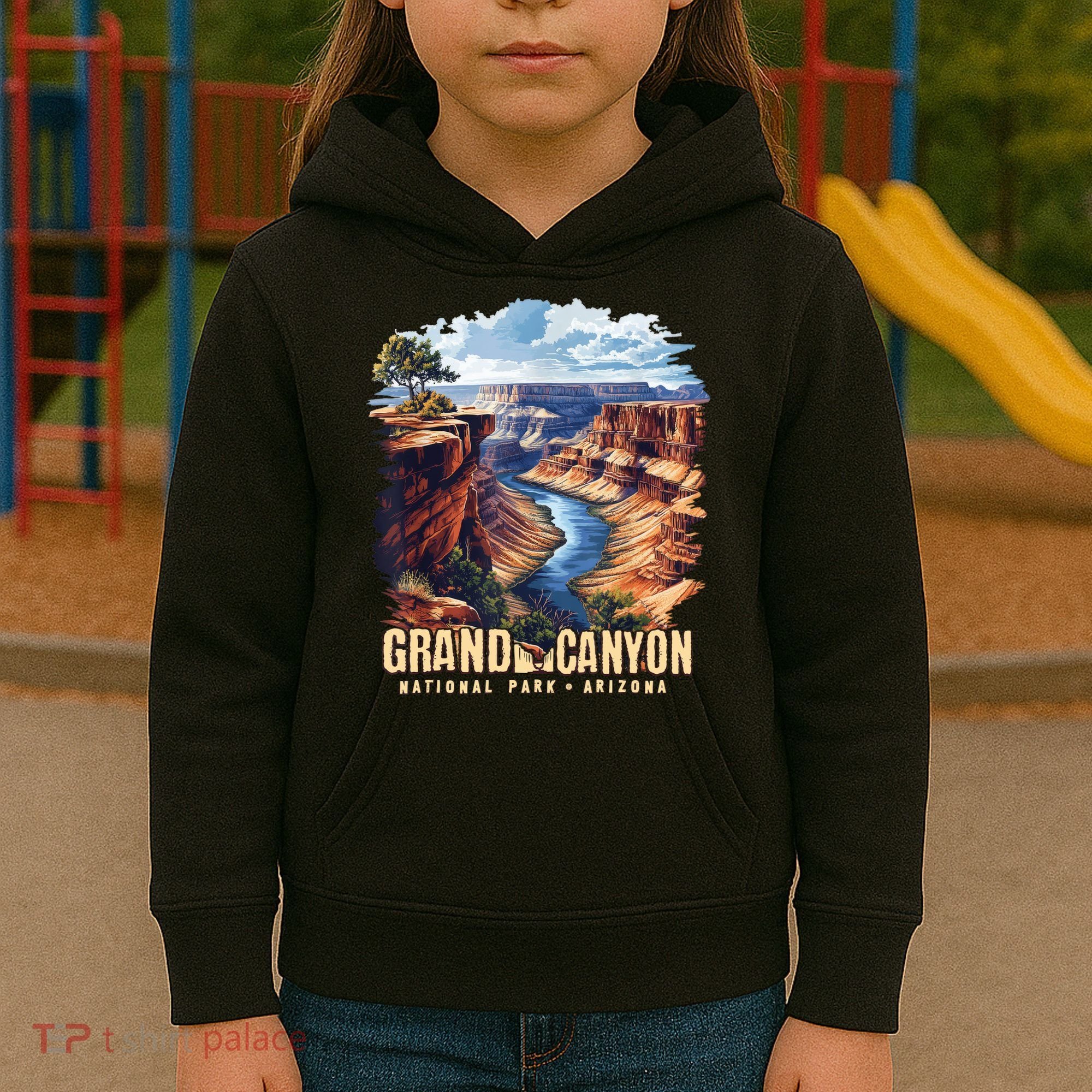 Retro Classic Grand Canyon National Park  Kids Hoodie