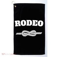 Rodeo Cool Gift Cow Western County Southern Horse Lover Golf Towel thumb 0