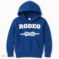 Rodeo Cool Gift Cow Western County Southern Horse Lover Kids Hoodie thumb 0