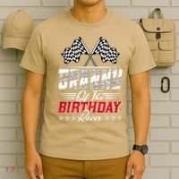 Race Car Granny Of The Birthday Racer Racing Family T-Shirt thumb 6