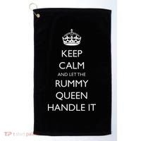 Rummy Card Game Players Funny Card Game Champion Winner Golf Towel thumb 0